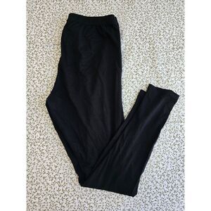 Black Cotton Leggings